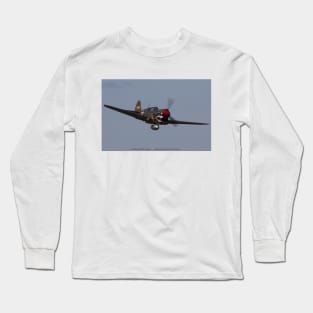 P-40E Warhawk fly-by Long Sleeve T-Shirt